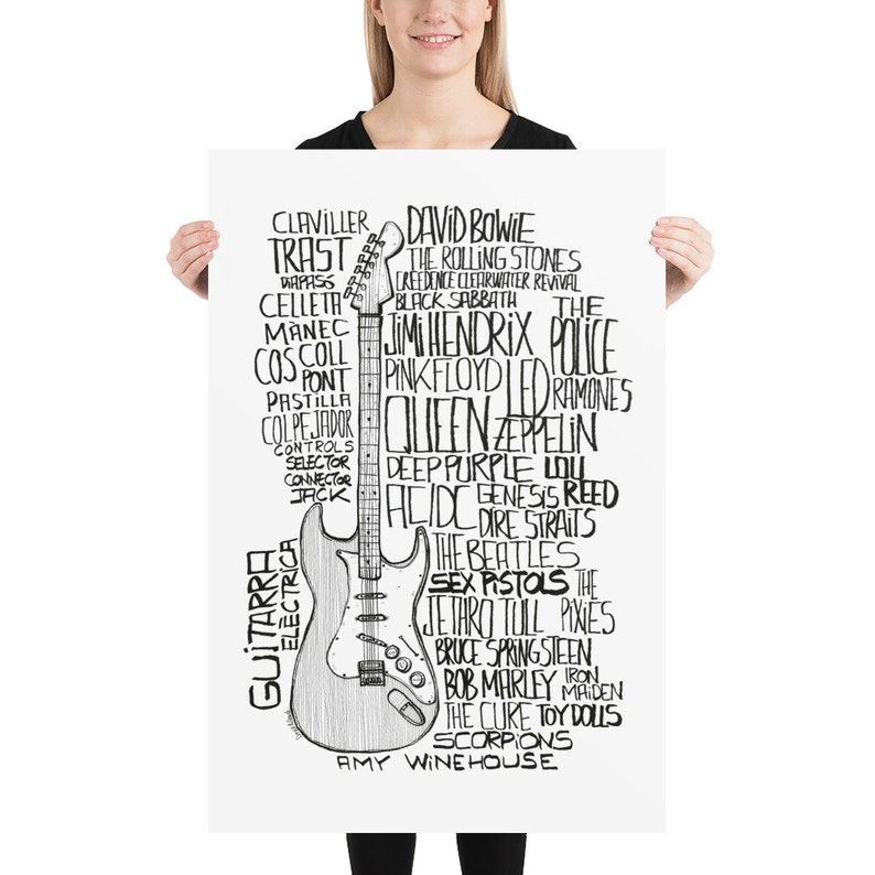 PRINT STRATOCASTER 61×91 cm