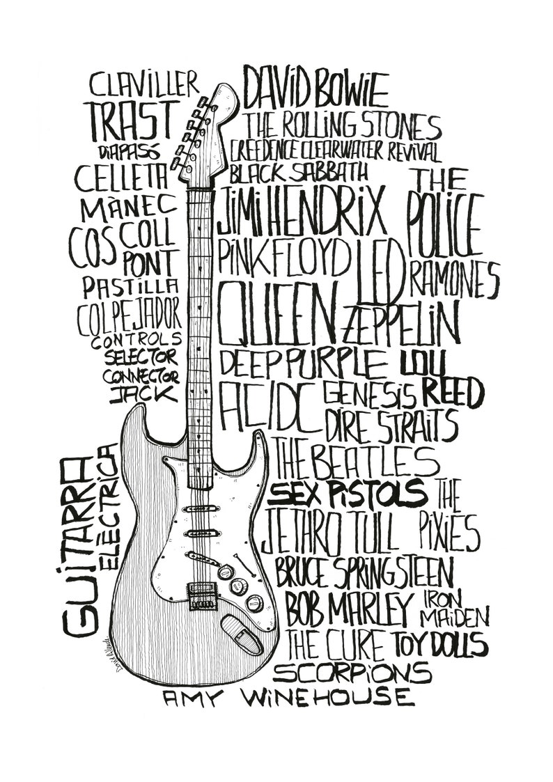 PRINT STRATOCASTER image 2