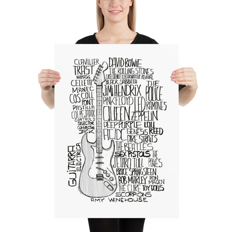 PRINT STRATOCASTER 50×70 cm