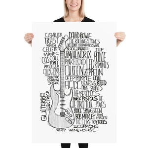 PRINT STRATOCASTER 70×100 cm