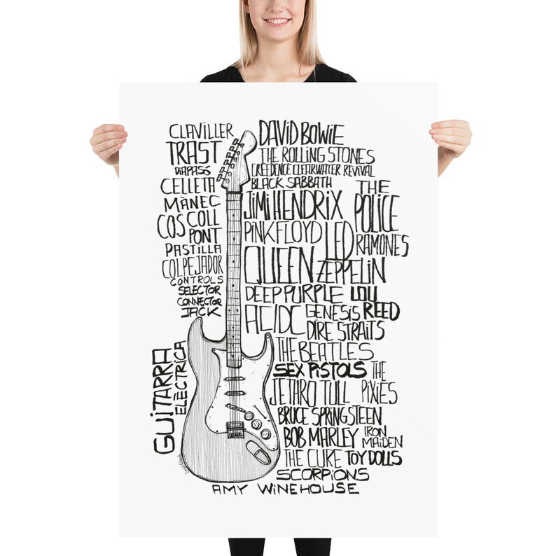 PRINT STRATOCASTER 70×100 cm