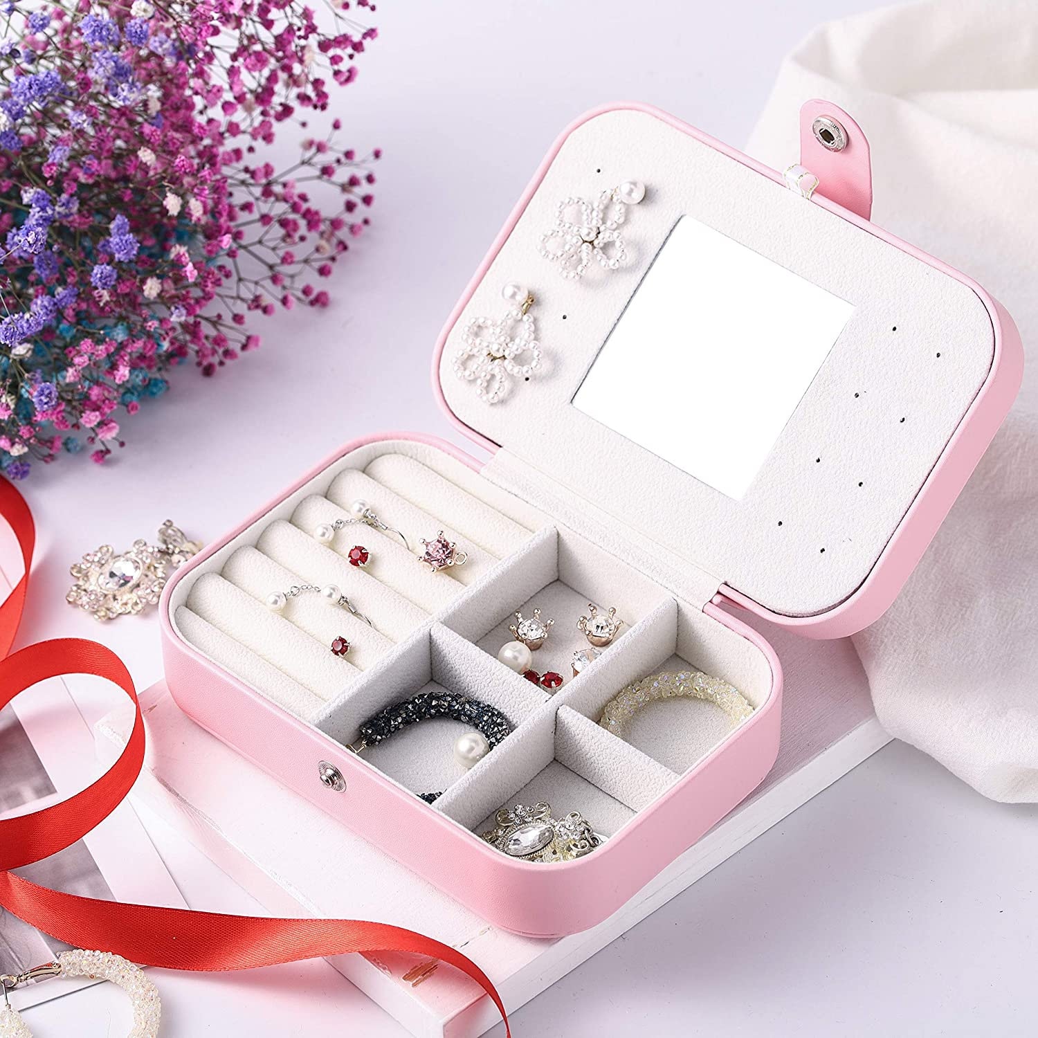 Small jewelry box mini jewelry box Women travel jewelry Etsy