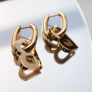 LV Hoop Inspired Earrings Large – Ziah Jewels