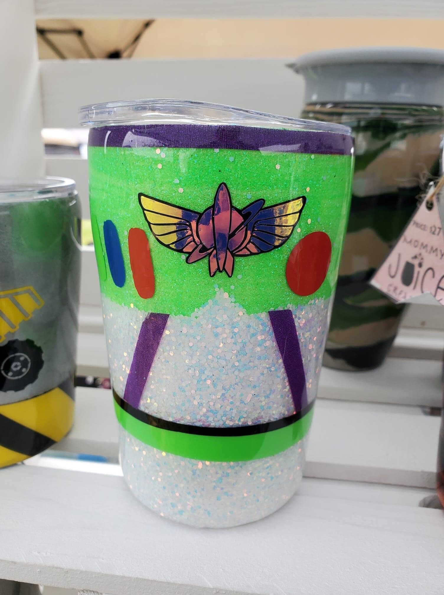 12oz tumbler with straw Buzz Lightyear | Etsy