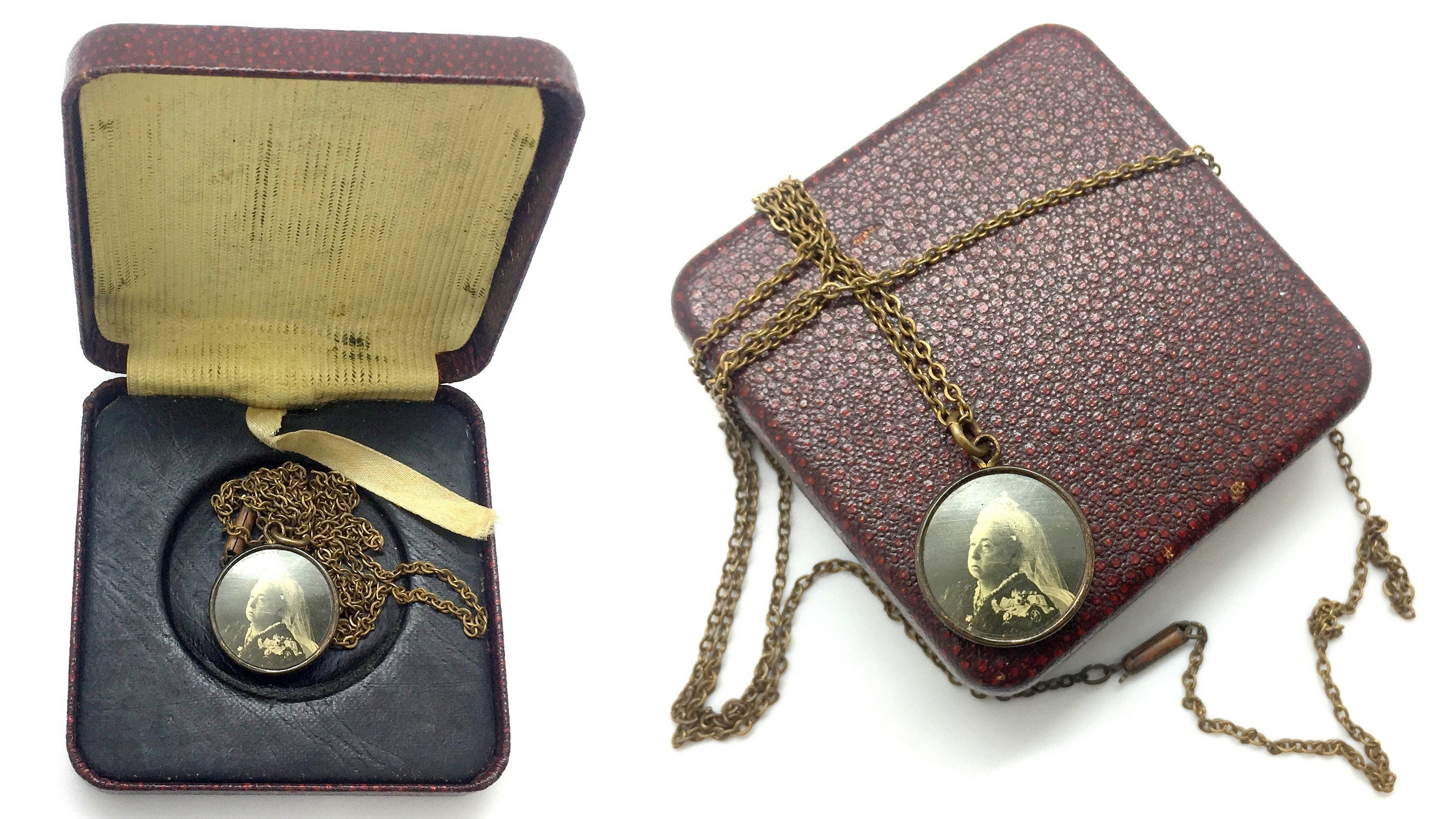 Antique Queen Victoria 1901 Memorial Photo Locket Pendant on Etsy