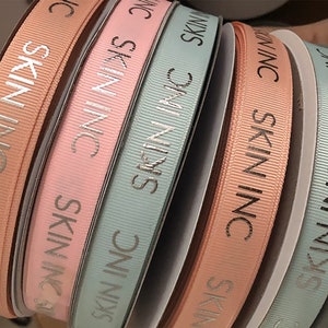 Stampa a caldo nastro personalizzato da 1,0 pollici Gold/Silver con logo personalizzato