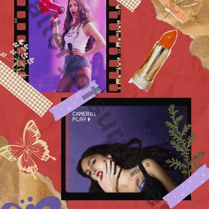 Olivia Rodrigo Vintage Poster (FILE ONLY)