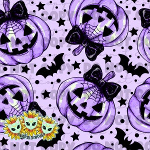 Halloween-Kürbis, die gekachelte nahtlose Muster wiederholen