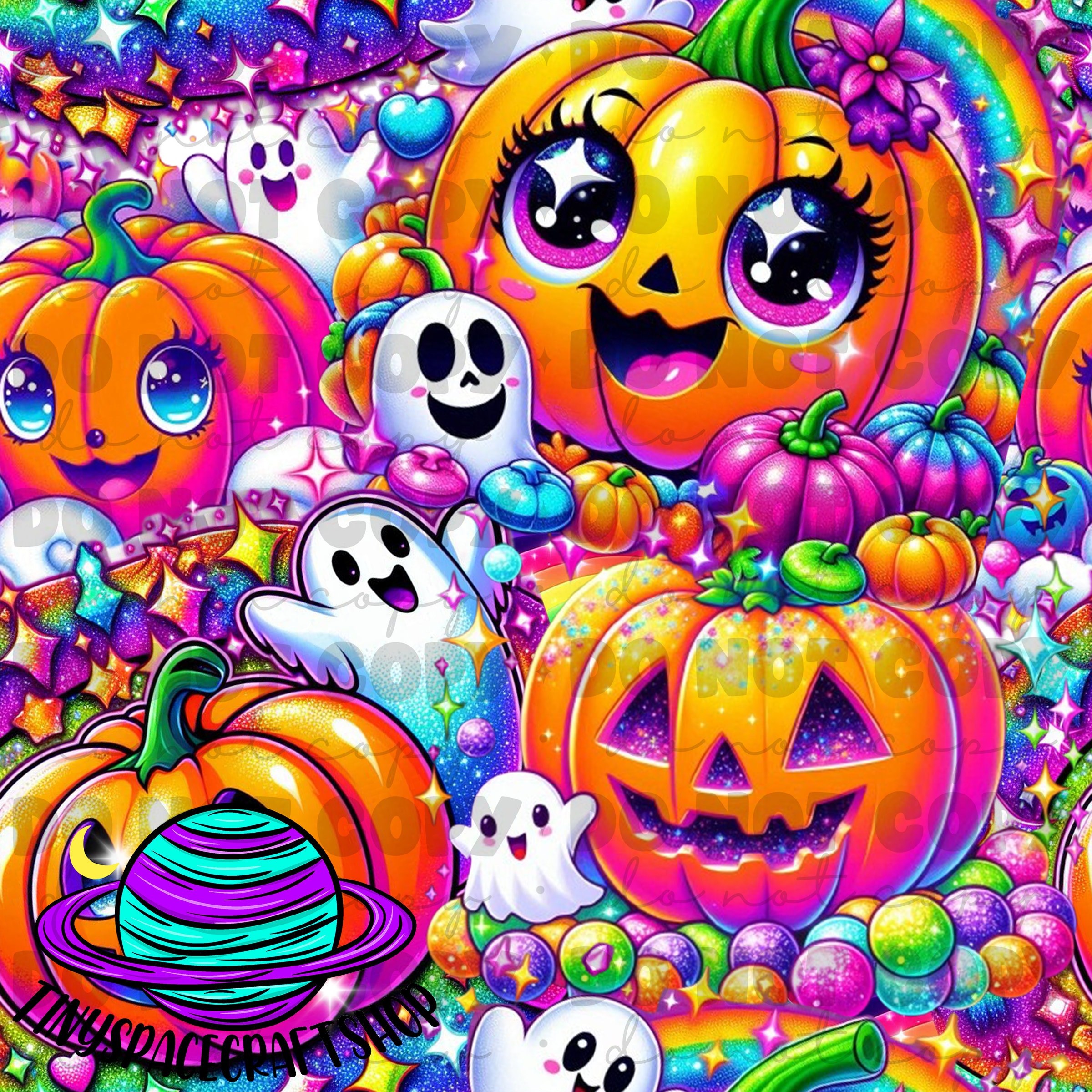 Ghost Face Lisa Frank