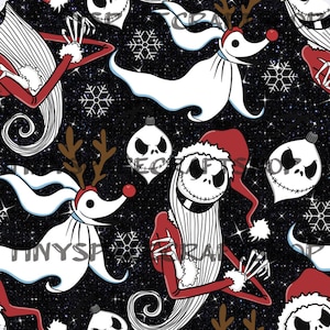 Christmas hand drawn SEAMLESS PNG