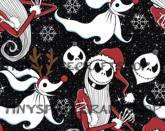 Christmas hand drawn SEAMLESS PNG