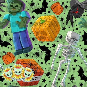 Halloween gruva sömlöst upprepande mönster