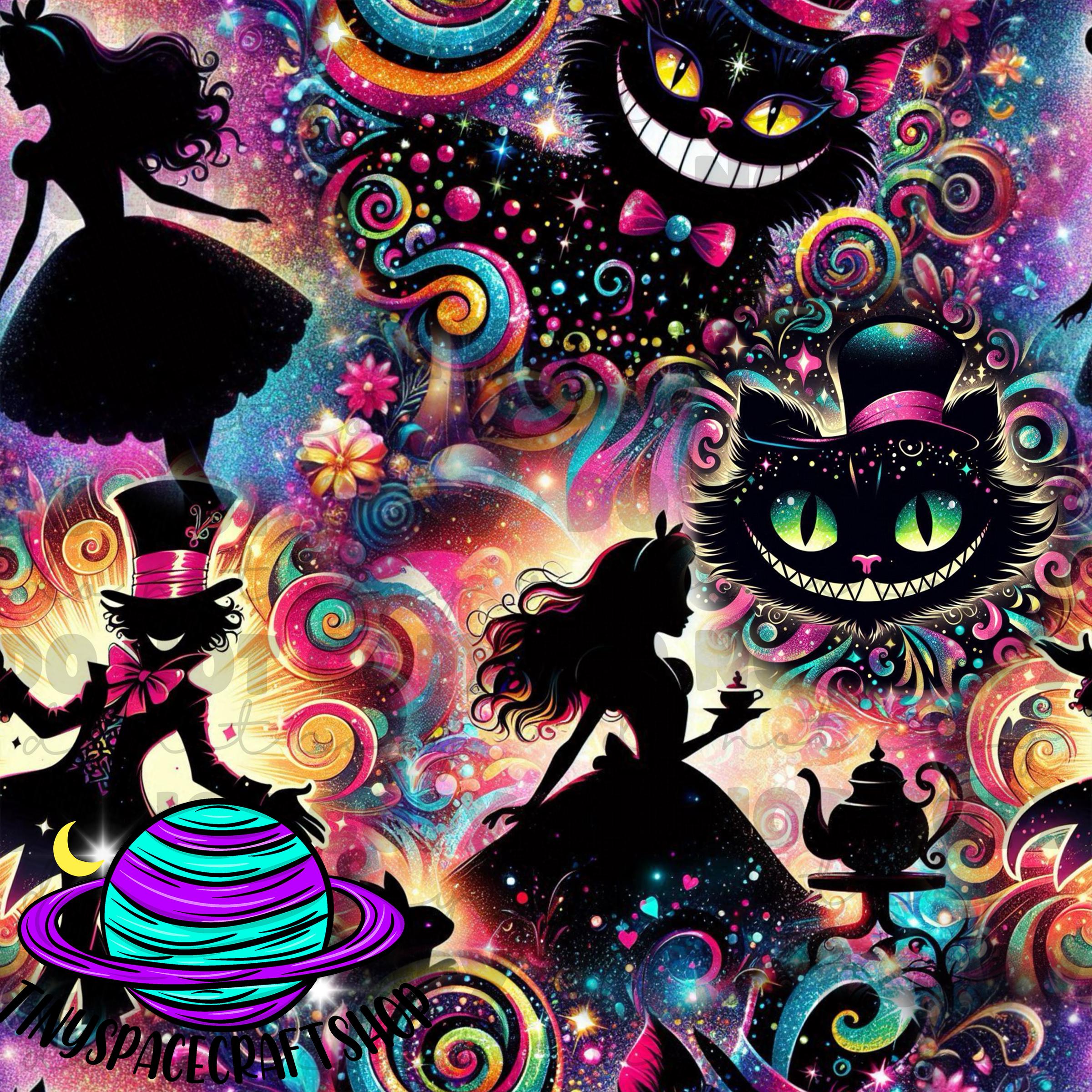 Wonderland SEAMLESS File - Etsy