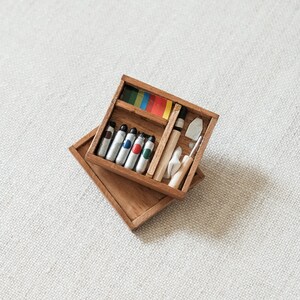 handmade brooches, painter brooches, paintbrush brooches, brooches for artists, exquisite gifts for artists,Christmas Gift, Birthday gift image 1