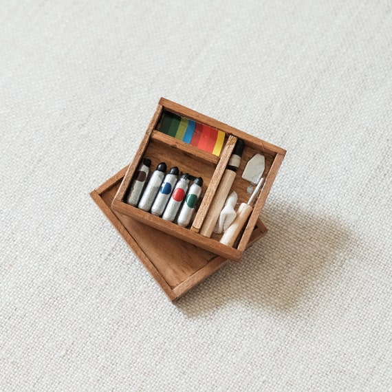 handmade brooches, painter brooches, paintbrush brooches, brooches for artists, exquisite gifts for artists,Christmas Gift, Birthday gift