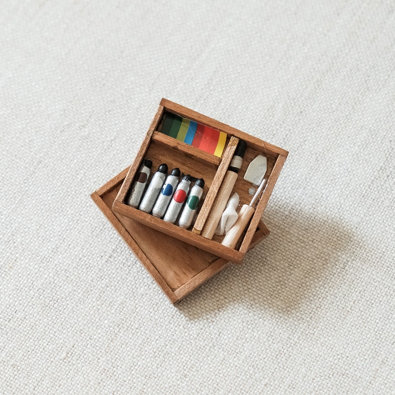 handmade brooches, painter brooches, paintbrush brooches, brooches for artists, exquisite gifts for artists,Christmas Gift, Birthday gift image 1