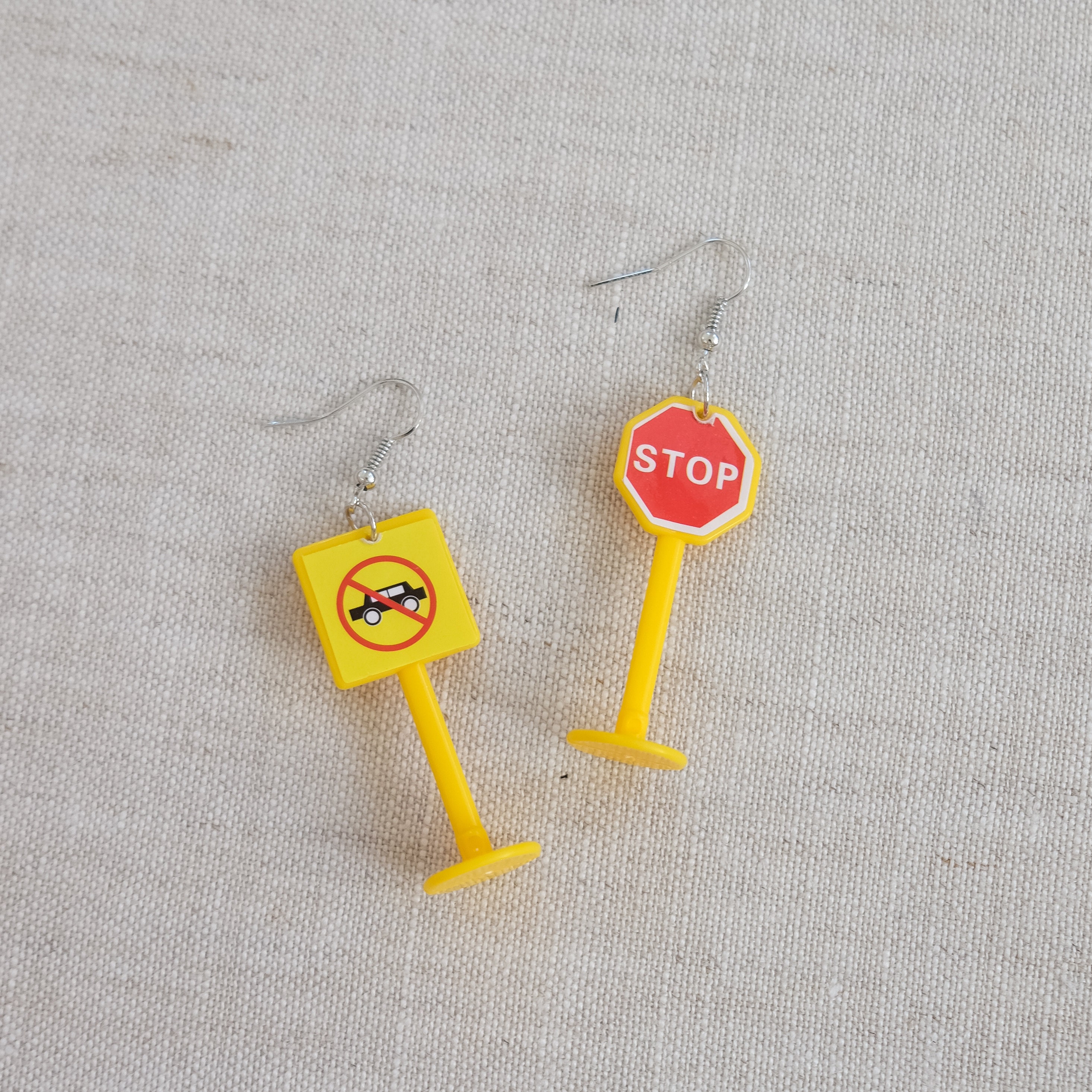 Stop Sign Earrings.Cute EarringsCreative earrings Etsy