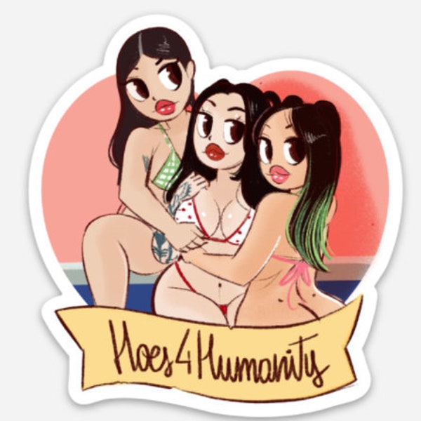 Official Hoes4Humanity Stickers