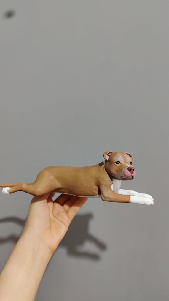 Pitbull Terrier - Personalized Painting Service - Handmade