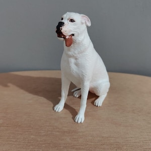 Personalized Boxer Dog Cake Topper: Pet Memorial