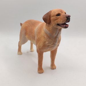 Labrador retriever - gepersonaliseerde schilderservice - labradorhond - hondenstandbeeld - taarttopper - hond verjaardag