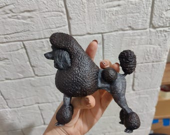 Custom Pet Figurine – Personalized Poodle Statue, Dog Memorial