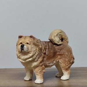 Personalized Chow Chow Statue – Custom Dog Portrait Cake Topper