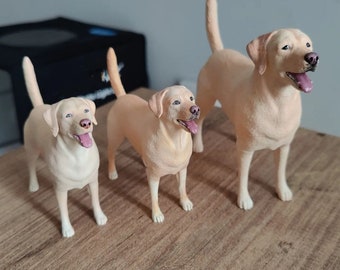 Figura personalizada de Labrador Retriever – Adorno personalizado para tarta de perro, recuerdo de mascota