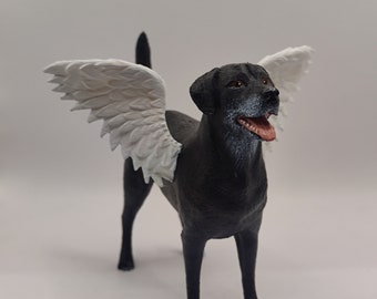 Labrador retriever memorial  - personalized painting service - Labrador dog - dog statue -