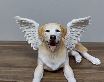 Figura conmemorativa de Labrador Retriever – Estatua de perro personalizada