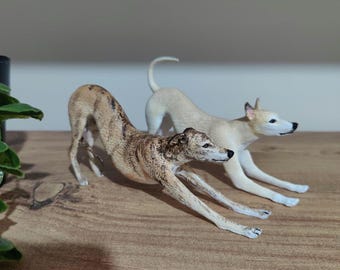 Greyhound - Personalized painting service -  wedding cake topper - Greyhound dog