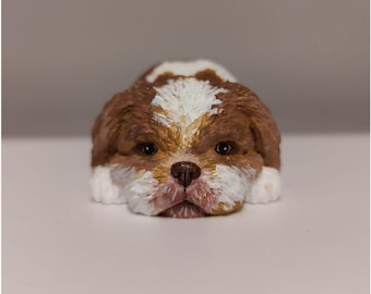 Custom Shih Tzu Statue - Personalized Dog Sculpture, Memorial