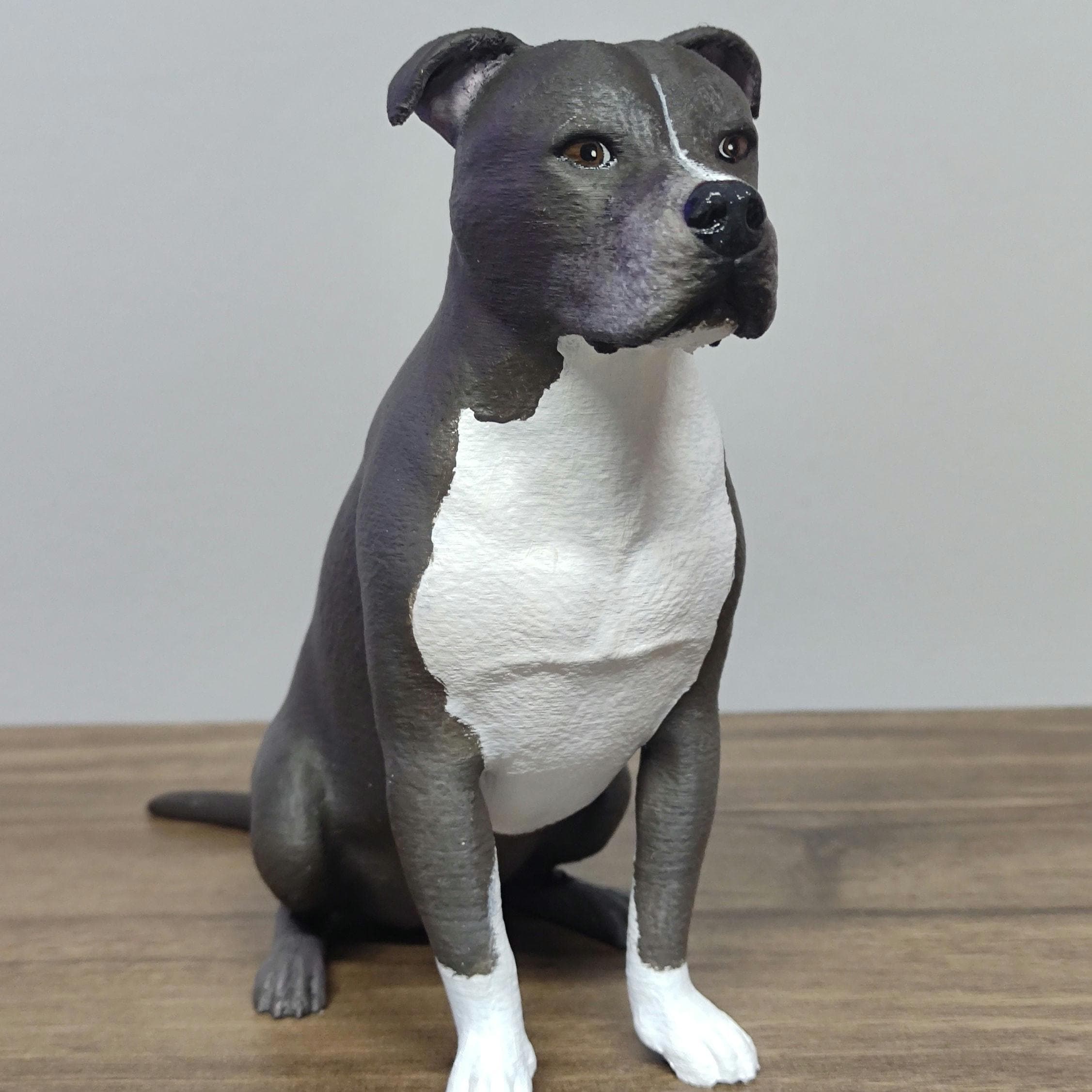 Pitbull Terrier - Personalized Painting Service - Handmade