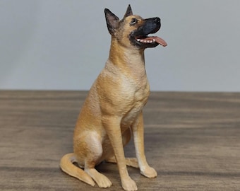 Custom Malinois dog  - Personalized painting service - wedding cake topper - Handmade painting -