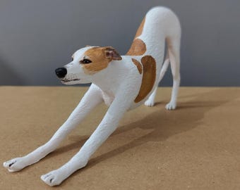 Greyhound - Personalized painting service -  wedding cake topper - Greyhound dog