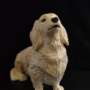 Personalized Dachshund Statue: Sausage Dog Cake Topper - Dog Memorial