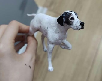 Custom English Pointer: Wedding Cake Topper - Personalized Painting Service
