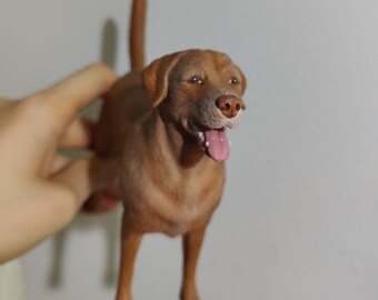 Fox Red Labrador Retriever - Wedding Dog Cake Topper - Pet Memorial