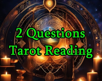 Tarot And Psychic Reading with 2 Questions | Digital Delivery