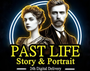 Past Life Reading: Personalized Story and Portrait (Digital Delivery)