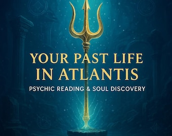 Your Past Life In Atlantis Reading & Portrait | 24h Delivery