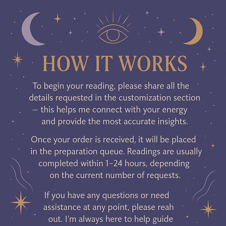 Your Higher Self Portrait & Reading - Same Day Delivery image 4
