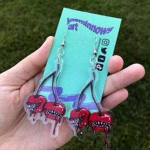 Cherry Bite Earrings