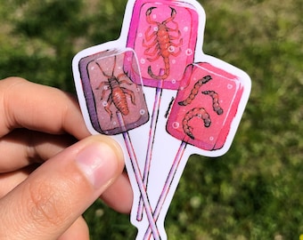 Sticker sucette insecte
