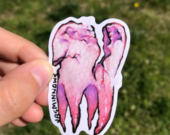 Broken Tooth Sticker