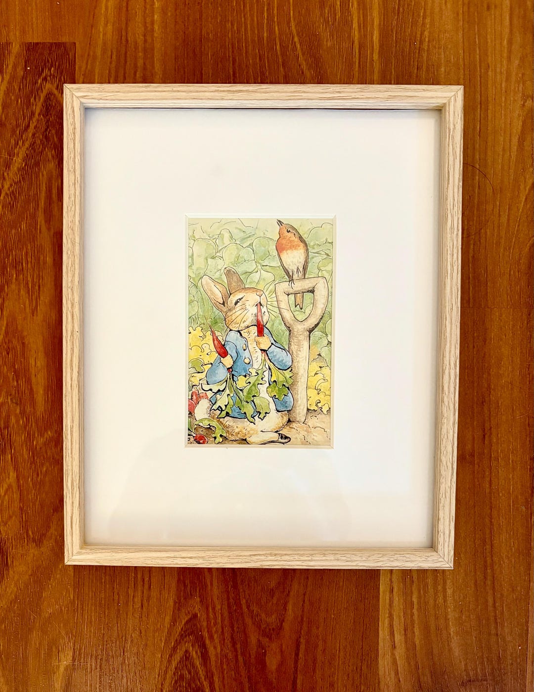 Framed Peter Rabbit Art Print - Etsy