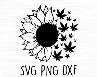 Download Weed Pot Sunflower Etsy