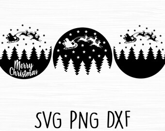 Download Winter Scene Svg Etsy