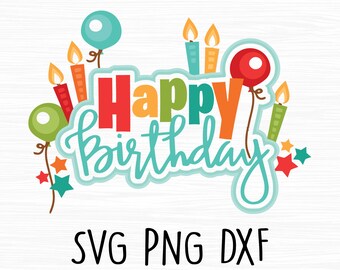 Download Happy Birthday Svg Etsy