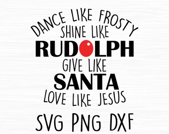 Download Rudolph Svg File Etsy